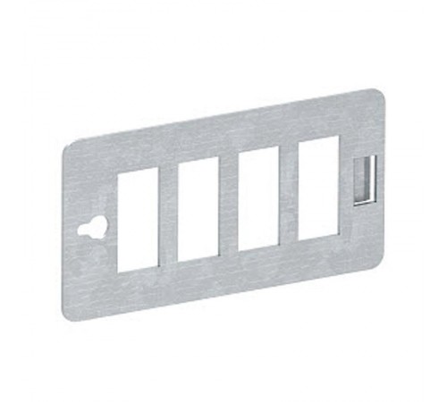 Монтажная пластина для распределителя энергии UVS Snap-In (4 штекера) (CP45-TP 4SI)  6108026  OBO Bettermann