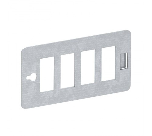 Монтажная пластина для распределителя энергии UVS Snap-In (4 штекера) (CP45-TP 4SI)  6108026  OBO Bettermann