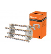 Блок распределительный РБ-400 4П 400А (4 шины 10xM6+1хM8)  SQ0823-0010  TDM