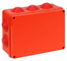 Коробка распределительная Тусо для о/п, 200х140х75мм  не распр.горение HF 10вводов,IP55 3керам.клеммника на 3 пол до 6 мм2  67055НГ-06-09  Рувинил