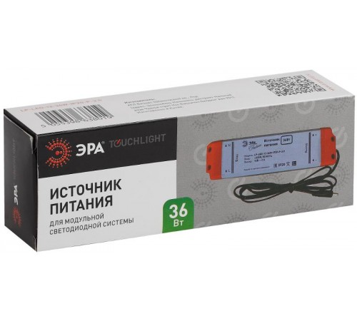 Источник питания универсальный для модульной светодиодной системы LP-LED-12-36W-IP20-P-3,5 36Вт 12/220В IP20  C0045620  ЭРА