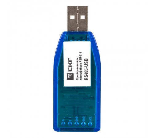 Преобразователь интерфейсов RSU-C-1 RS485-USB PROxima  RSU-C-1  EKF
