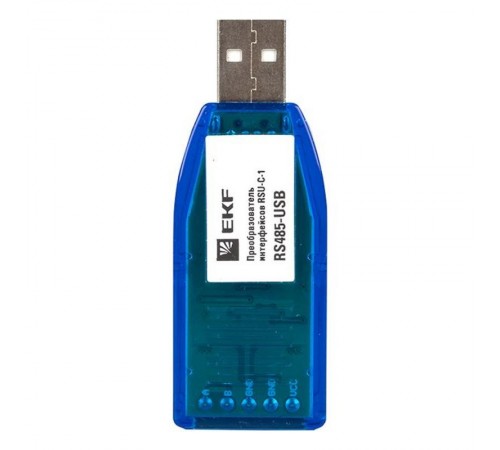 Преобразователь интерфейсов RSU-C-1 RS485-USB PROxima  RSU-C-1  EKF