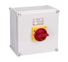 Главный/Аварийный Выключатель-Разъединитель 4P 125A закрытого исполнения IP65 с замком  MSD125411R  SE