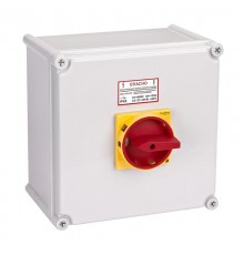 Главный/Аварийный Выключатель-Разъединитель 4P 125A закрытого исполнения IP65 с замком  MSD125411R  SE