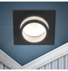 Светильник встраиваемый точечный алюминиевый KL88 BK MR16/GU5.3 черный  Б0054355  ЭРА