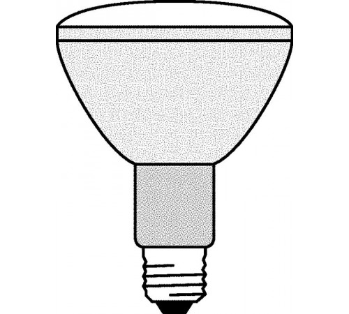 Лампа металлогалогенная с отражателем d95.5мм 35Вт E27 30° тепло-белая 3000К керамика HCI-PAR30 35W/830WDL PB FL E27 FS1  4008321970855  Osram