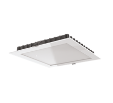 Светильник светодиодный DL-03 квадр. встр. 200*200*25 25W 4000K IP54/IP20 авар. пост. дейст. Teletest бел. мат.  V1-R0-00342-10AT0-4402540  VARTON