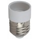 Переходник E27-E14, пластик, белый  Б0043745  ЭРА