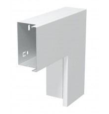 Плоский угол с крышкой кабельного канала LKM 60x100 мм (сталь,белый) (LKM F60100RW)  6249507  OBO Bettermann