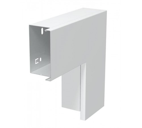 Плоский угол с крышкой кабельного канала LKM 60x100 мм (сталь,белый) (LKM F60100RW)  6249507  OBO Bettermann
