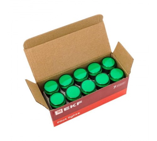 Светодиодная матрица AD16-22HS зеленая 24В DC EKF PROxima  ledm-ad16-g-24  EKF