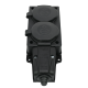 Колодка 2 гнезда 2К+З каучуковая 16А/250В IP44 Чёрная MultiSet  MST4102BK  SE