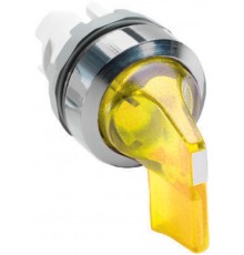 Переключатель M3SS4-21Y (длинная ручка) желтый 3-х позиционный с подсветкой (только корпус) с фиксацией  1SFA611213R2103  ABB