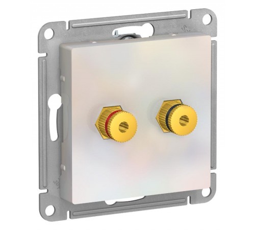 AtlasDesign Жемчуг АудиоРозетка двухместная  ATN000487  SE
