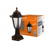 Светильник садово-парковый НТУ 06-60-001 шестигранник, стойка, пластик, расс.пластик, бронза  SQ0330-0772  TDM