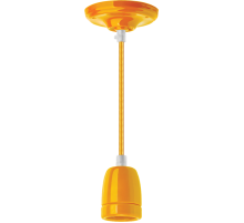 Светильник декоративный подвесной "Авангард" без плафона NEF NIL-SF03-015-E27 60Вт 1м. керам. желтый  61534  Navigator