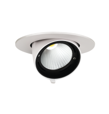 Светильник светодиодный встраиваемый downlight ДВО PLED DL4 30W 4000K 24° поворот White IP40  .5021907  Jazzway