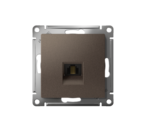 AtlasDesign Мокко Розетка телефонная RJ11, механизм  ATN000681  SE