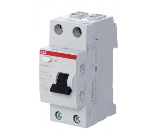 Выключатель дифференциальный (УЗО) FH202AC-40/0,3 40А 300мА  2CSF202003R3400  ABB