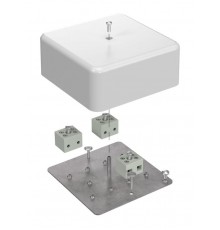 Коробка огнестойкая для кабель-канала 40-0470-FR6.0-6 Е15-Е60 (латунь) 103х103х45 IP42 6p, 6.0 мм.кв. 40-0470-FR6.0-6-Е60  Промрукав