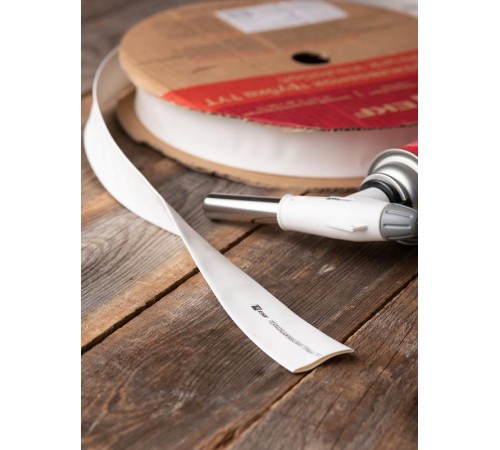 Термоусаживаемая трубка ТУТ нг 25/12,5 белая рулон PROxima  tut-25-w  EKF