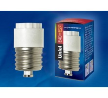 LH40-27L BASE ADAPTOR Переходник для цоколей с E40 на E27 длинный  00719  Uniel