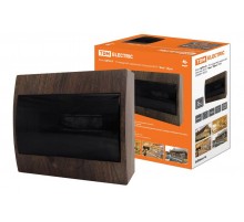 Бокс пластиковый навесной ЩРН-П-10 модулей  IP41 "Эко" (бук)   SQ0901-0022  TDM