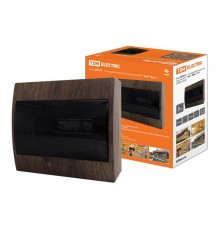 Бокс пластиковый навесной ЩРН-П-10 модулей  IP41 "Эко" (бук)   SQ0901-0022  TDM