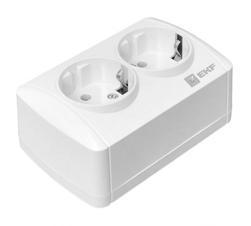 Владивосток Розетка 2-местная 16А с заземлением IP44  EQR16-129-30-54  EKF