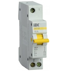 Выключатель-разъединитель (рубильник) трехпозиционный ВРТ-63 1п 16А  MPR10-1-016  IEK