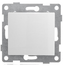 Bravo Переключатель (проходной) 1кл., СУ , 10А, 250В, белый  С10В4-001  GUSI Electric