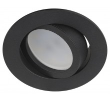 Светильник встраиваемый  алюминиевый  KL86 BK SET 5 MR16/GU5.3 черный набор 5шт  Б0070927  ЭРА