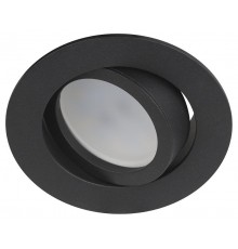 Светильник встраиваемый  алюминиевый  KL86 BK SET 5 MR16/GU5.3 черный набор 5шт  Б0070927  ЭРА