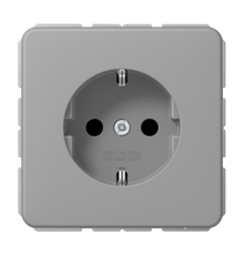 Штепсельная розетка SCHUKO 16A 250V~ с защитой от детей; центральная плата; серая  CD1520BFKIGR  Jung