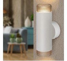 Светильник настенный  WL50 WH/BK 2*GU10 2*12Вт IP20 белый, черный  Б0061196  ЭРА