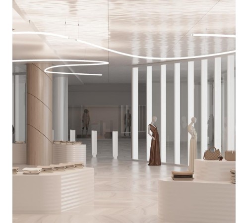 Силиконовый профиль WPH-FLEX-D40-360deg-S10-5m WHITE (Силикон)  045869   Arlight