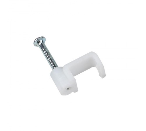 Скоба крепежная квадратная (плоская) (7мм.) (50шт.) EKF PROxima  plcn-ss-7  EKF