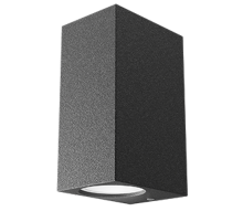 Светильник садово-парковый Cube настенный архитектурный, 2xGU10, 67*92*150mm, 170-240V / 50Hz, 2xMax.35W, IP54  GD159  Gauss