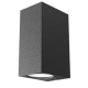 Светильник садово-парковый Cube настенный архитектурный, 2xGU10, 67*92*150mm, 170-240V / 50Hz, 2xMax.35W, IP54  GD159  Gauss