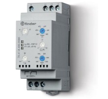 Контрольное реле для 3-фазных сетей; пониженное/повышенное напряжение, обрыв/чередование/асимметрия фаз, контроль нейтрали  704184002030  Finder