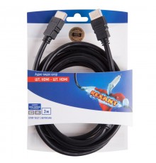 Шнур HDMI - HDMI gold 3М с ферритами  06-3102  REXANT