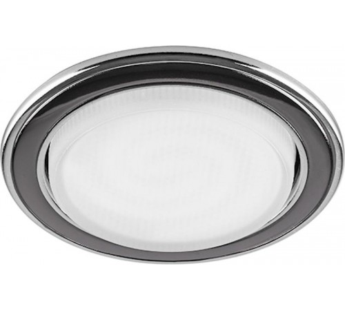 Светильник потолочный встраиваемый под лампу GX53 DL53 15W 230V GX53, без лампы, двухцветный титан-хром  29481  FERON