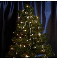 Гирлянда елочная  140 диодов  5000K,  CL90   7 веток (2м) + 1.5м зеленый шнур, IP20  32372  FERON