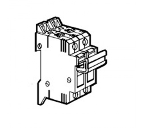 Выключатель-разъединитель SP 38 - 2П - 2 модуля - для промышленных предохранителей 10х38  021403  Legrand