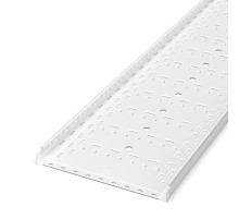 Лоток перфорированный Стандарт 500х50х3000 (1,0 мм) RAL 9003 (6 м/уп)  PR16.10336  Промрукав