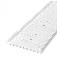 Лоток перфорированный Стандарт 500х50х3000 (1,0 мм) RAL 9003 (6 м/уп)  PR16.10336  Промрукав