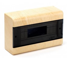 Щиток тусо о/п на 12 мод. с двер. 280х190х93мм сосна на светлой основе  68012-27М  Рувинил