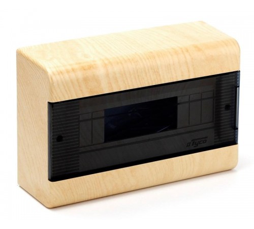 Щиток тусо о/п на 12 мод. с двер. 280х190х93мм сосна на светлой основе  68012-27М  Рувинил