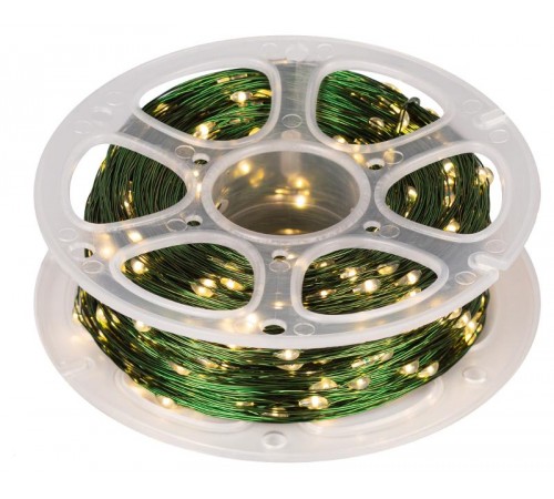 Гирлянда светодиодная   ENIN-1000G нить теплый свет 100 м 1000 microLED IP44 220В  Б0060427  ЭРА